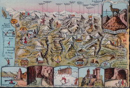 Cpsm 09 Et 66 Circuit Touristique Des Pyrénées Ariégoises Et Orientales - Autres & Non Classés