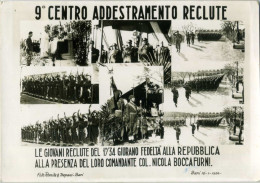9° CENTRO ADDESTRAMENTO RECLUTE Bari 1956 Giuramento - Casernes