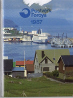 Iles Feroe - 1987 - Annee Complete  Dans Pack De Presentation - Neufs** - MNH - Faroe Islands