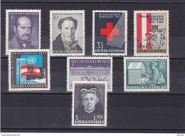 AUTRICHE 1965 Yvert 1028-1035 NEUF** MNH Cote 6,80 Euros - Unused Stamps