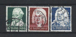 Deutsches Reich 1935 Composers Y.T. 532/534 (0) - Oblitérés
