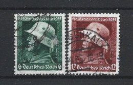 Deutsches Reich 1935 Remembrance Day Y.T. 528/529 (0) - Gebraucht
