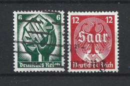 Deutsches Reich 1934 Saar Referendum Y.T. 509/510 (0) - Oblitérés