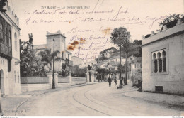 Alger - Le Boulevard Des Martyrs, Ex Bd Bru. - Lot De 2 Cpa 1921 - Algiers