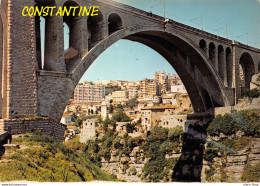 Algérie  Constantine Gorges Du Rhumel Pont Sidi Rached Cpsm GF Dos Vierge - Constantine