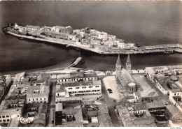 ALGERIE - LA CALLE (Constantine) 27-13 A- Vue Aérienne Sur L'Eglise Et Le Port Cpsm Dentelée GF 1951 - Constantine