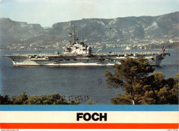 RADE DE TOULON - LE PORTE AVION "FOCH"  Les Editions ARIA Bandol  - Cpm - Warships