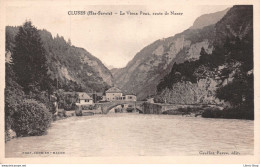 CLUSES (Hte-Savoie) Le Vieux Pont, Route De Nancy PHOT. COMBIER-MACON Greffoz Favre, édit. - Cpa Dos Vert - Cluses