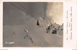 SPORTS D'HIVER AU MONT-DORE Téléférique Mont-Dore - Sancy (1886 Mètres) - Photo RICHARD - Cpsm Dentelée PF - Le Mont Dore