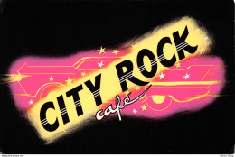 CARTE POSTALE PUBLICITAIRE CITY ROCK CAFÉ 13 RUE DE BERRI, 75 008 PARIS. - - District 08