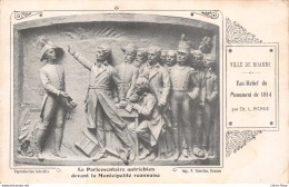 VILLE DE ROANNE Bas-Relief Du Monument De 1814 Par Ch. L, PICAUD Le Parlementaire Autrichien Devant La Municipalité - Roanne