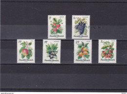 AUTRICHE 1966 FRUITS Yvert 1058-1063, Michel 1223-1228 NEUF** MNH Cote 4,25 Euros - Unused Stamps