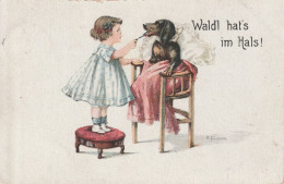 Waldl Hat's Im Hals    Gel. 1926 - Hunde