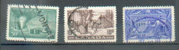 D 5  - CANADA - YT 241 à 243 ° Obli - Used Stamps