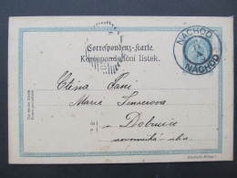 GANZSACHE Náchod - Dobruška 1900 / P9948 - Briefe U. Dokumente