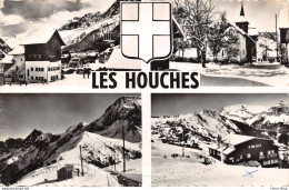 Les Houches - Mont-Blanc (Haute-Savoie) Multivues Cpsm PF 1960 - Les Houches