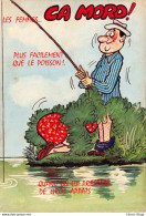 # Humour # Pêche #  Les Femmes Ca Mord Plus Facilement Que Le Poisson Cpsm GF 1976 - Humour