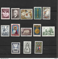 AUTRICHE 1967 Yvert 1067-1068 + 1071 + 1073-1074 + 1076 + 1080-1086 NEUF** MNH Cote : 10,75 Euros - Unused Stamps