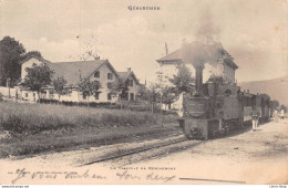 Le Tramway De Remiremont à Gérardmer Exploité Par La Compagnie Des Tramways Des Vosges (CTV) Cpa 1903 - Gerardmer