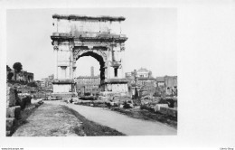 Carte-Photo ROMA  Arc De Titus érigé Pour Commémorer Le Siège De Jérusalem En 70, Et La Victoire De Rome Sur Les Juifs - Jewish