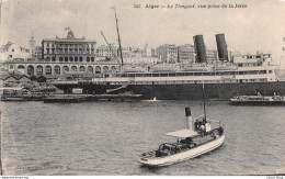 ALGER - Le Timgad De La Compagnie Générale Transatlantique, Vue Prise De La Jetée - Cpa Vers 1920 Col. Idéale PS - Alger