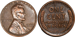 USA - 1951 & 1956 - ONE CENT - 19-237 - 1909-1958: Lincoln, Wheat Ears Reverse