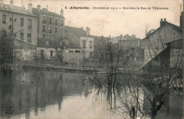 N°2894 W -cpa Alfortville -inondations- Derrière La Rue De Villeneuve- - Alfortville