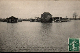 N°2896 W -cpa Alfortville -la Grande Crue De La Seine- Maisons Détruites- - Alfortville