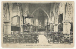 CPA- ANNAPES (VILLENEUVE D'ASCQ)- Intérieur De L'Église 1910 - Otros & Sin Clasificación