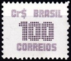 Timbre-poste Gommé Dentelé Neuf** - Figures Chiffres Mark Post And Emblem - N° 1745 (Yvert Et Tellier) - Brésil 1985 - Nuevos