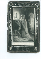 SEPHANIE J VAN DE WALLE ECHTG JOSEPHUS A VERHEYEN ° RUPELMONDE ( KRUIBEKE ) 1842 + 1866 DRUK VERVERS - Images Religieuses
