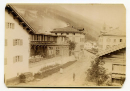 Photo Suisse CHUR Hôtel à Identifier Format 15,5x10,5 Vers 1890 - Andere & Zonder Classificatie