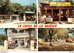 [06] ANTIBES - CPSM 1968 - Route De Nice - Camping LOGIS DE LA BRAGUE - Automobile Renault Dauphine - Other & Unclassified