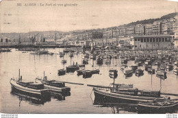 ALGER - Cpa 1930 - Le Port Et Vue Générale - Alger