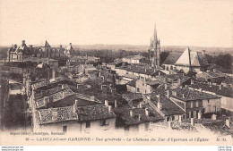 [33] CADILLAC-sur-GARONNE -Vue Générale Le Château Du Duc D'Epernon Et L'église - Autres & Non Classés