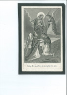 MARIA T DE ROECK ECHTG VICTOR DE WILDE ° BAZEL ( KRUIBEKE ) 1809 + RUPELMONDE 1873 DRUK TEMSE VAN SCHUERMAN VERCAUTEREN - Devotion Images
