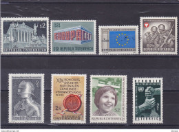 AUTRICHE 1969 Yvert 1120-1123 + 1132-1135 NEUF** MNH Cote 6,30 Euros - Unused Stamps