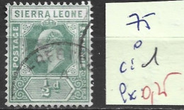 SIERRA LEONE 75 Oblitéré Côte 1 € - Sierra Leone (...-1960)