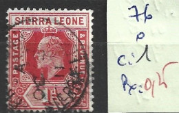 SIERRA LEONE 76 Oblitéré Côte 1 € - Sierra Leona (...-1960)