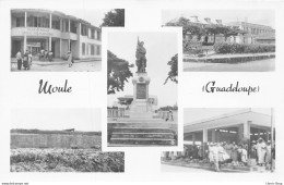 Caraïbes Guadeloupe - Moule - L'école Des Garçons, Le Monument Aux Morts, Le Square Schoelcher, Le Fort, Le Marché Cpsm - Autres & Non Classés