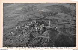 Vue Aérienne - Environs De St PAL De Chalencon (43) - Ancien Château Historique De Chalencon CPA - Autres & Non Classés