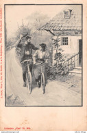 Collection,Vlan" Nr. 205. A. Sockl, Wien - Illustrateur Charles Scolik - Couple De Cyclistes   - PRÉCURSEUR - Scolik, Charles