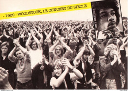 LES GRANDS EVENEMENTS - 1969-WOODSTOCK, LE CONCERT DU SIECLE  - ED. F. NUGERON Cpm - Other & Unclassified