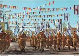 ZAHAL - FOUR DAYS MARCH YEARLY PILGRIMAGE TO JERUSALEM - Jewish Judaica Cpm - Israel