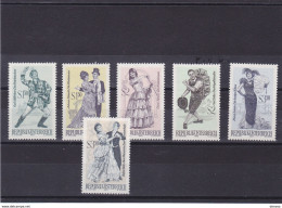 AUTRICHE 1970 OPERETTES Yvert 1160-1162 + 1167-1169, Michel 1331-1333 + 1338-1340 NEUF** MNH Cote 5 Euros - Unused Stamps