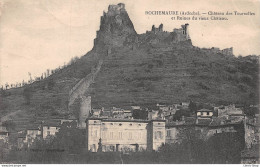 ROCHEMAURE (Ardèche). Château Des Tournelles Et Ruines Du Vieux Château - Cpa - Rochemaure