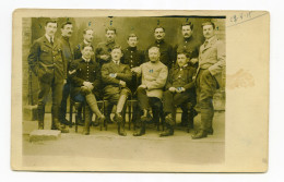 Carte Photo Juin 1918 Pomblitz Braunschweig Kommando Magistrats Carte Photo Recto Verso - Autres & Non Classés