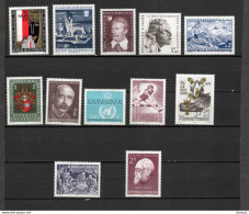 AUTRICHE 1970 Yvert 1163-1166 + 1170-1172 + 1176-1180 NEUF** MNH Cote 10 Euros - Unused Stamps