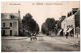 CPA 35 - PARAME (Ille Et Vilaine) - 565. Boulevard De Rochebonne. ELD (attelage) - Parame