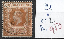 SIERRA LEONE 91 Oblitéré Côte 2 € - Sierra Leone (...-1960)